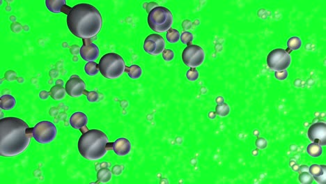 carbon dioxide particles with carbon and hydrogen components