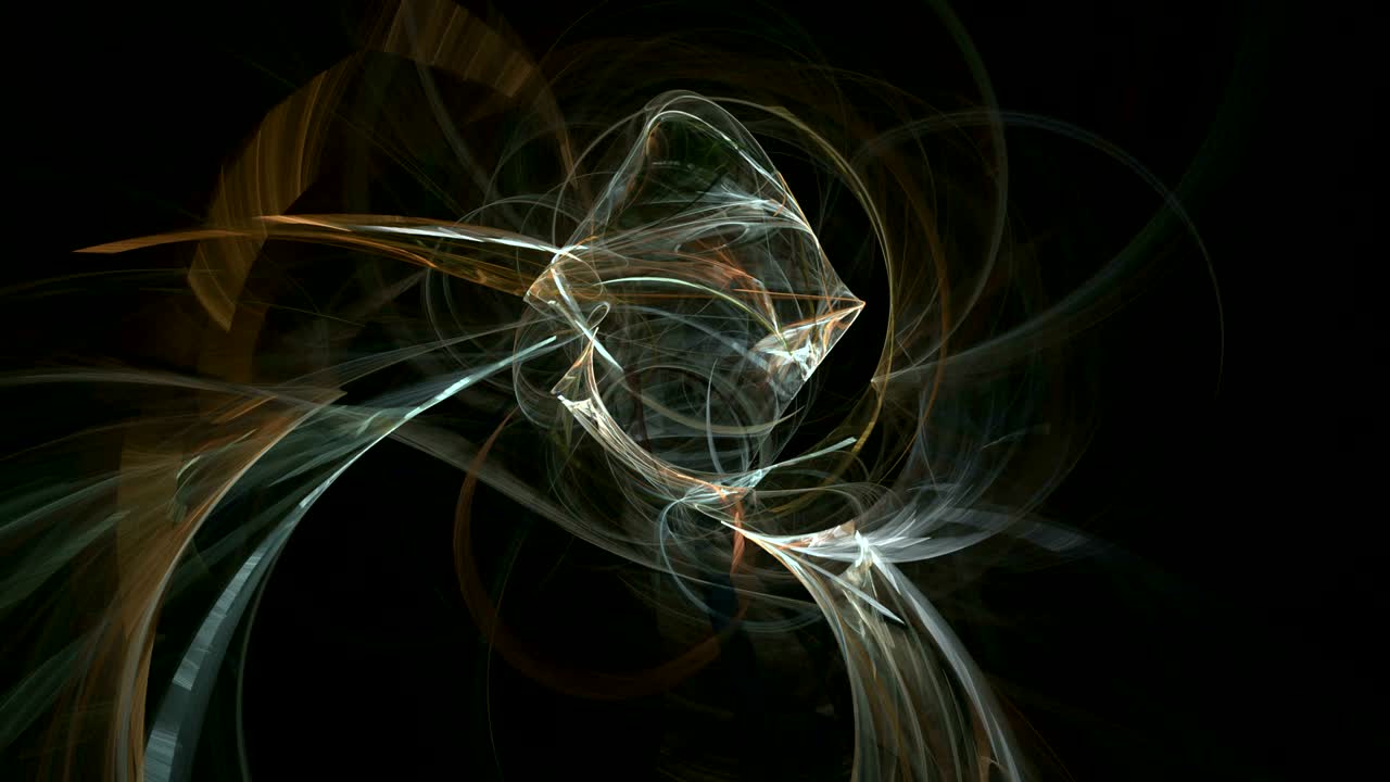 Fundo abstrato em movimento com curvas coloridas em loop