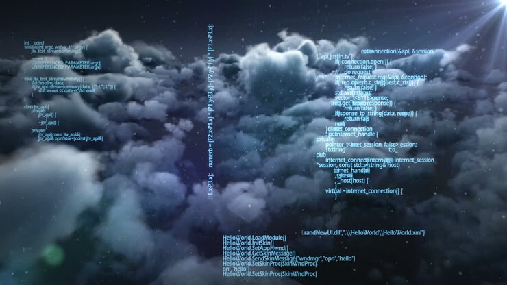 Digitally generated video of interface screen