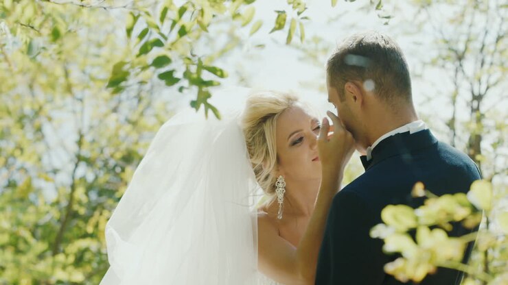 Romantic Couple - Caucasian Bride And Groom 2