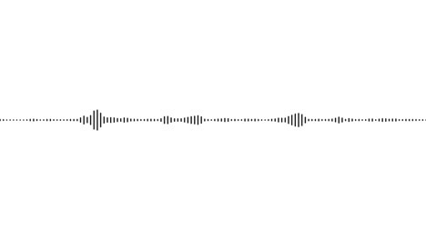 Ein-Einfacher-Schwarz-Weiß-Audio-Visualisierungseffekt