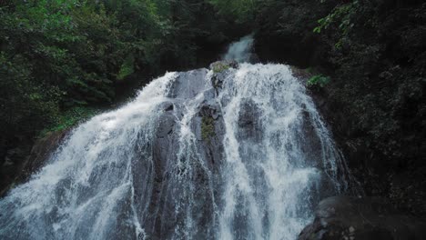 waterfall on the rocks