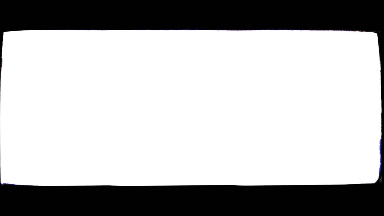 Real 35mm film anamorphic frame overlay - clean