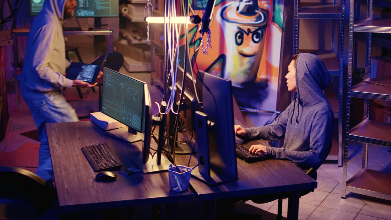 그룹 조정 ddos 공격 해커