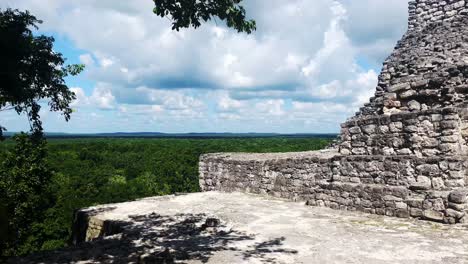 Maya-Mexiko-Pyramiden-Antike-Ruinen-Alte-Zivilisation-Erbe-Tiefer-Dschungel-Regenwald