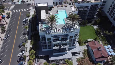 pool rooftop overlook oceanside pier