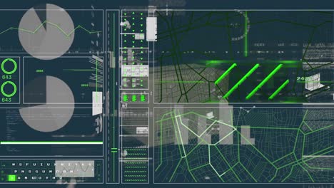 Animation-of-data-processing-over-cardboard-box