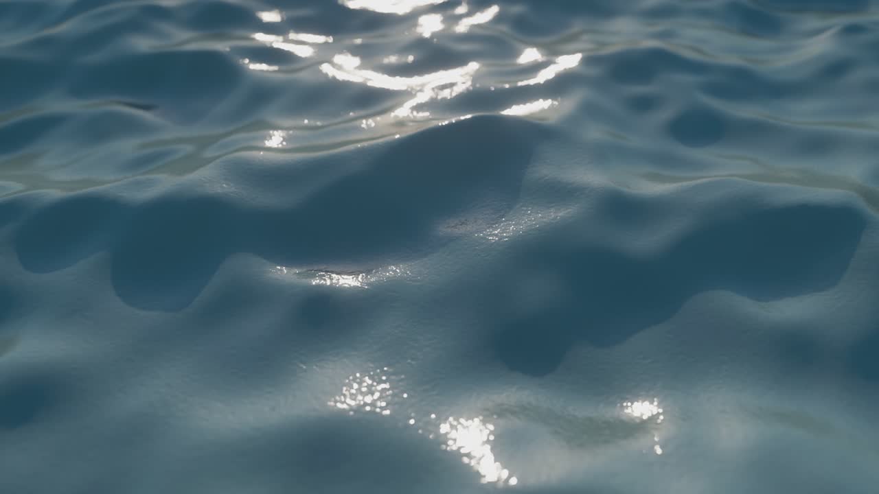 물 물결 의 근접적 인 모습