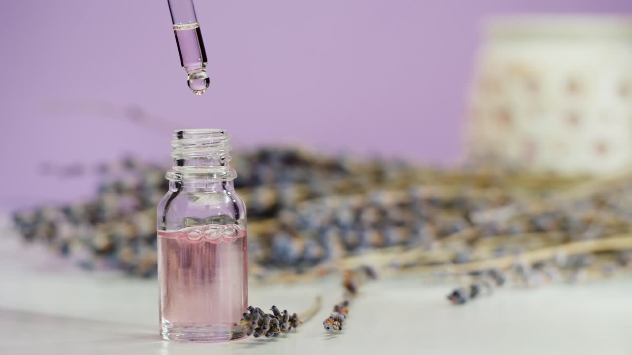 Lavender Essential Oil Dropper Bottle