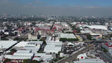 area metropolitana ciudad de mexico toma aerea