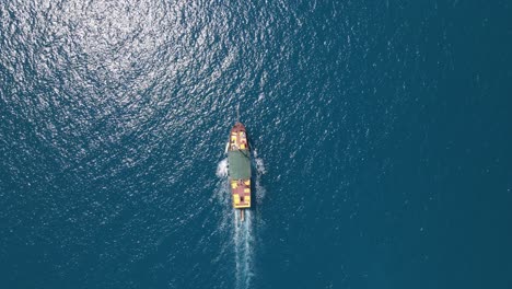 yacht tourism aerial view