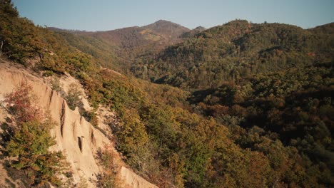 Descripción-General-De-Un-Bosque-De-Otoño-En-Las-Montañas-Serbias