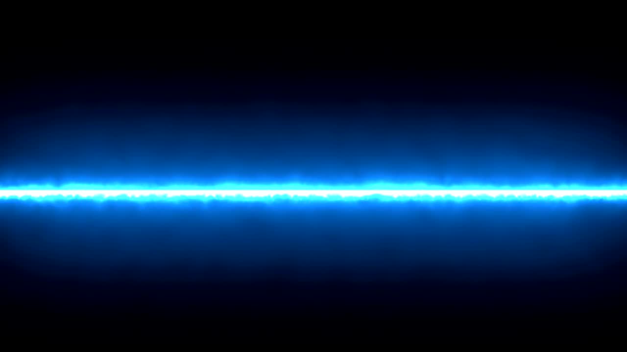astratto multiplo orizzontale, verticale e obliquo linea laser blu luce guidato movimento di transizione su sfondo nero, ciclo senza cuciture