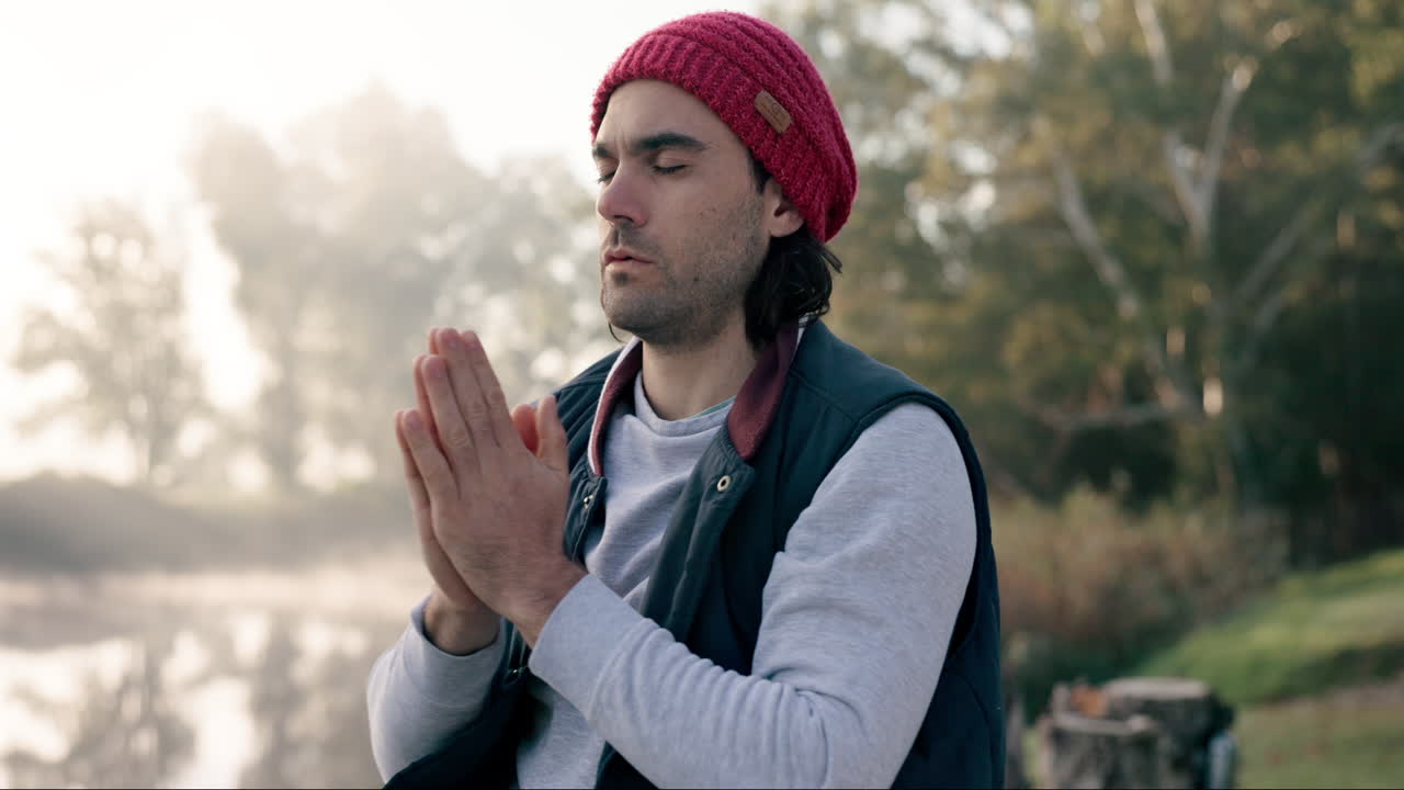 acampar, meditación y zen