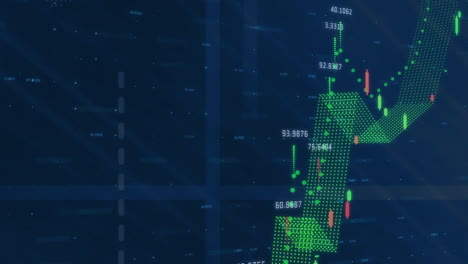 Animación-Del-Procesamiento-De-Datos-Digitales-Sobre-Fondo-Negro