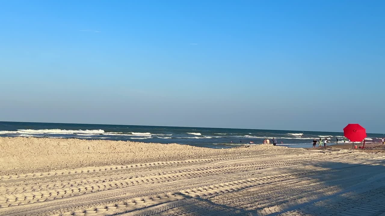 Beach Cleaning with Heavy Machinery