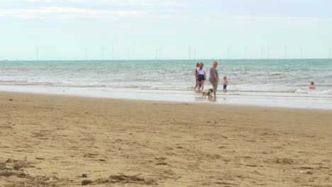 Formby-Beach-Playa-Costera-Británica-Con-Parque-Eólico-En-El-Horizonte-1