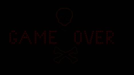 game over light logo