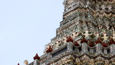 detailed view of wat arun's ornate pagoda