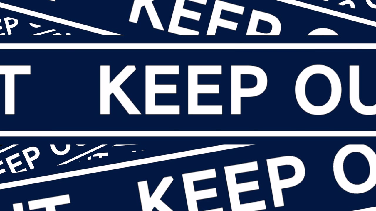 Transizioni KEEP OUT. 1080p - 30 fps - Canale Alpha (2)