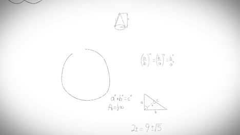fórmulas matemáticas en la pizarra