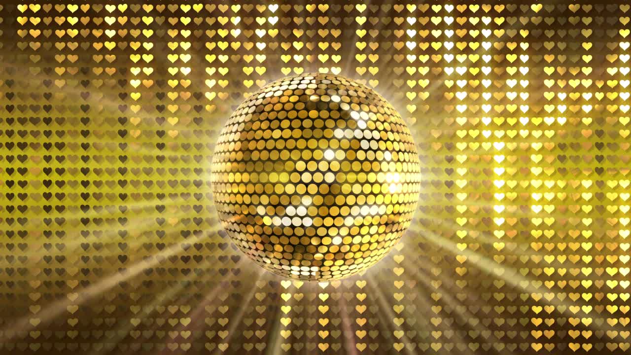 거울 공 디스코 조명 클럽 댄스 파티 반이는 배경