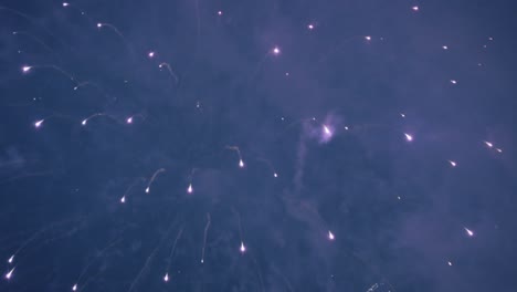 fireworks display during Singapore national day parade rehearsal 2018