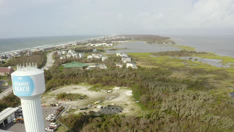 atlantic beach, carolina del norte barrio destruido por el huracán florencia