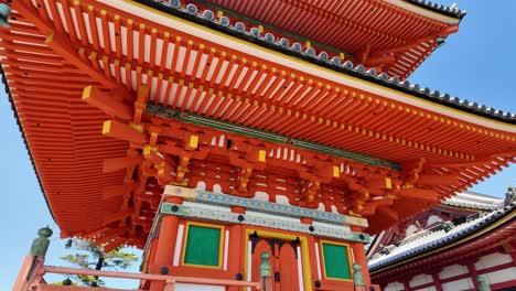 Japanese-pagoda-within-the-Kiyomizu-dera-temple-complex-in-Kyoto