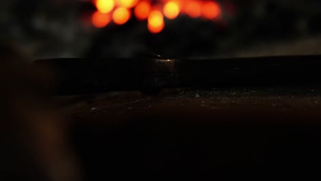 Heated-coals-with-tools