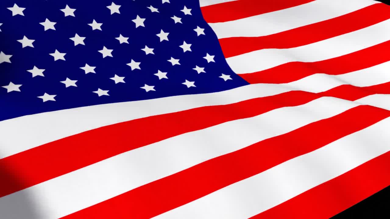 nuestra bandera ondeando en el viento