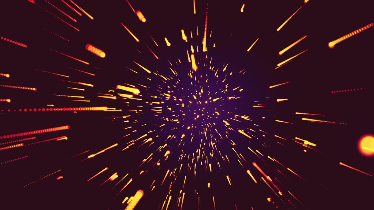 línea de partículas doradas, rayas, rastro de fondo