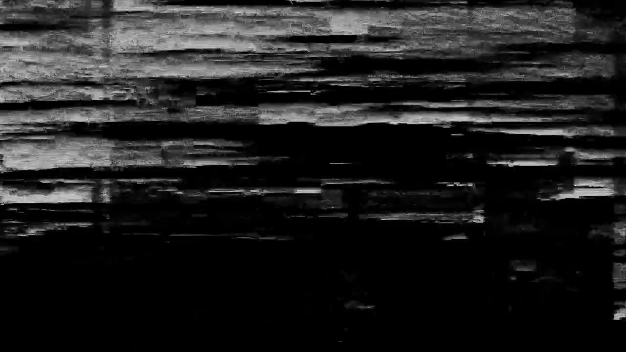 Abstract Digital Glitch Effect with Monochrome Noise