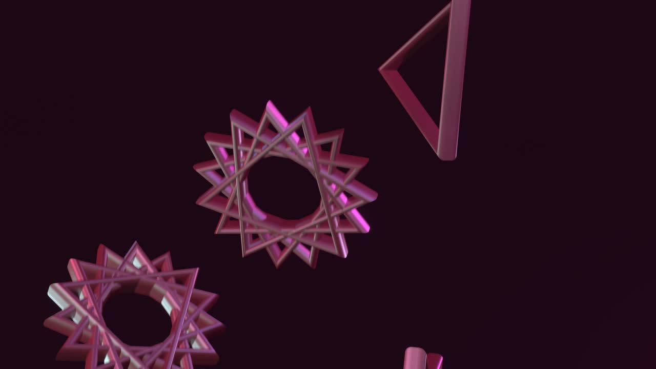 forma futurista, vuelo, animación de un objeto abstracto. fondo de concepto de tecnología dinámica.