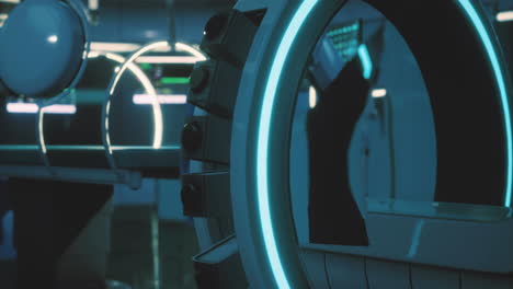 advanced medical imaging equipment in a modern healthcare facility