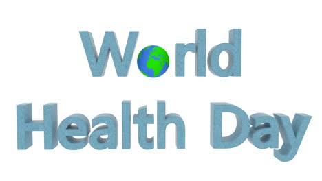 world health day medical research healthcare concept intro able to loop seamless 4k