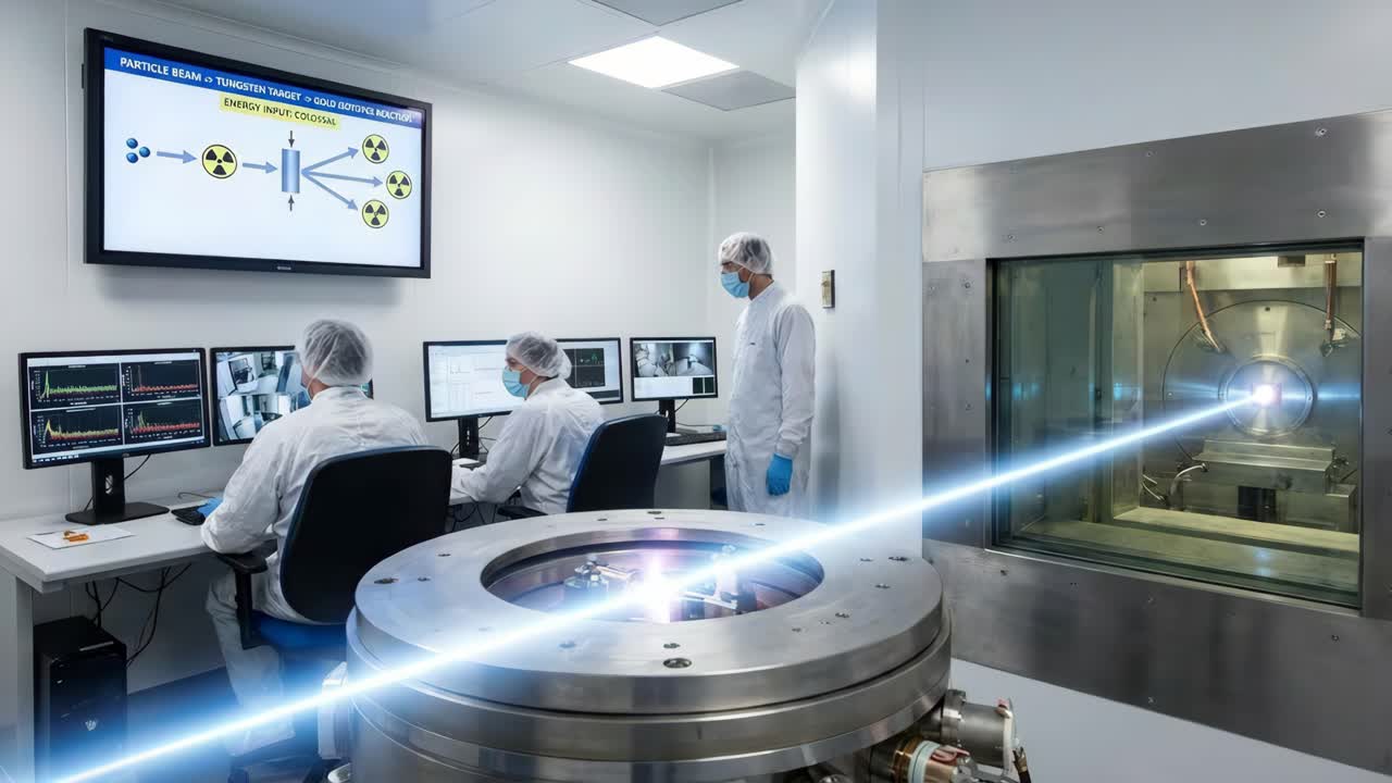 Scientists conducting research in a laboratory