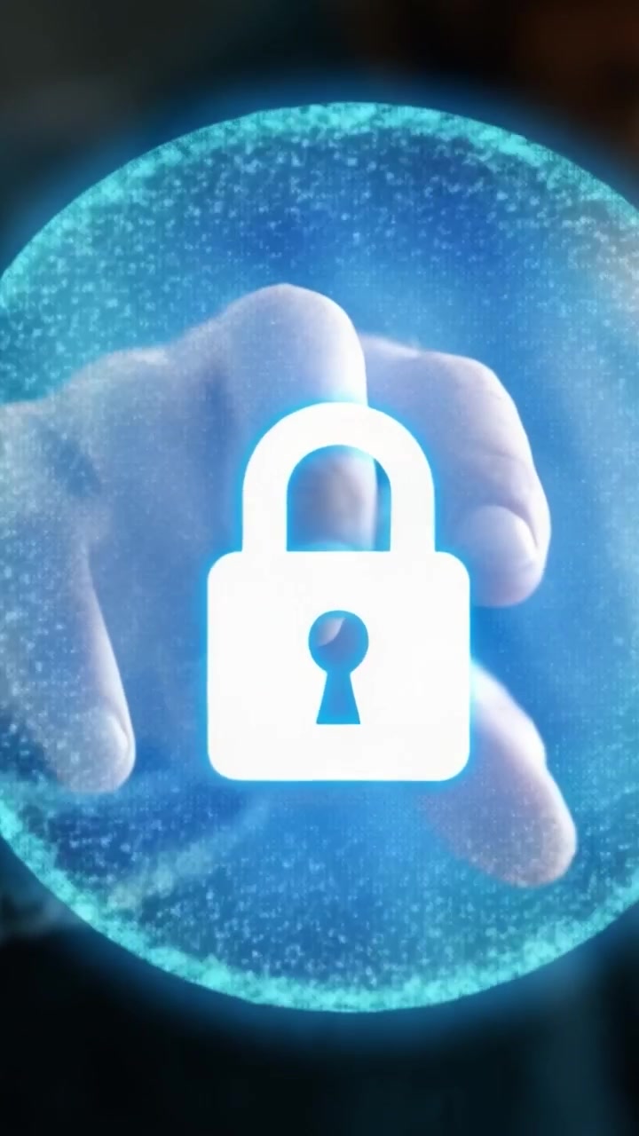 Un tocco misterioso: svelare segreti con precisione digitale, catturando l'essenza della tecnologia e della connessione attraverso un gesto mirato.