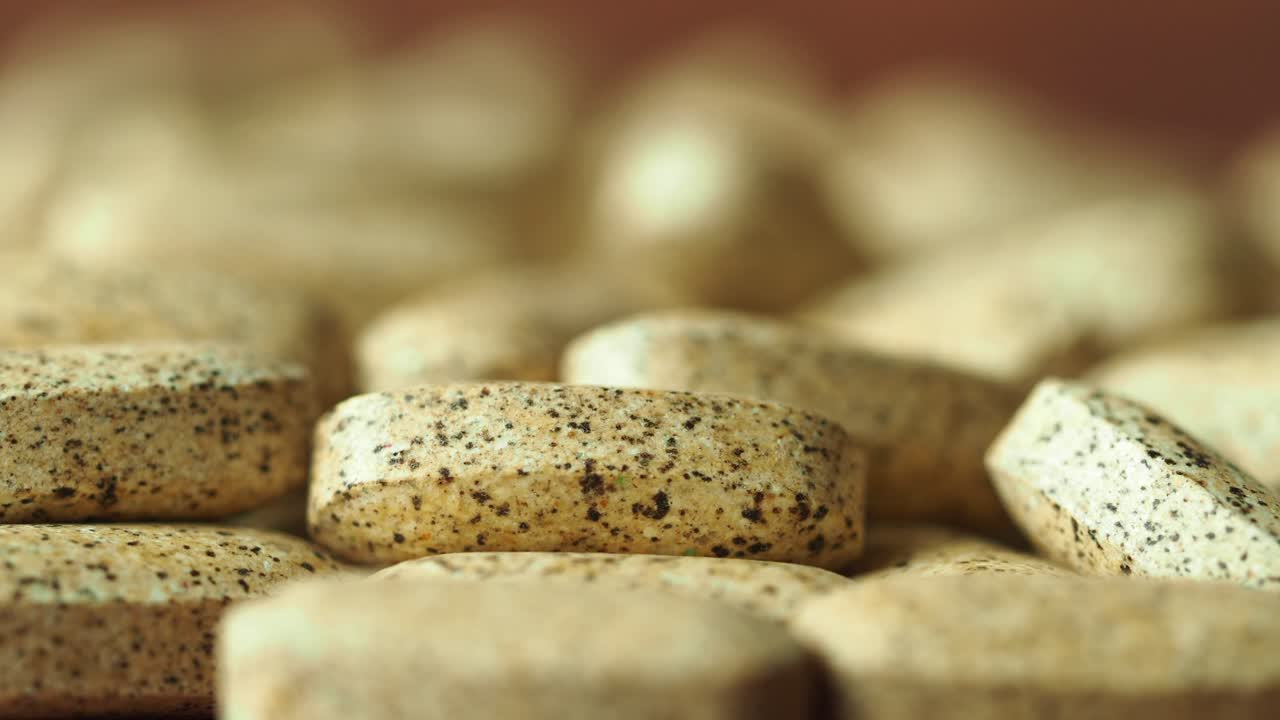 primer plano de las pastillas