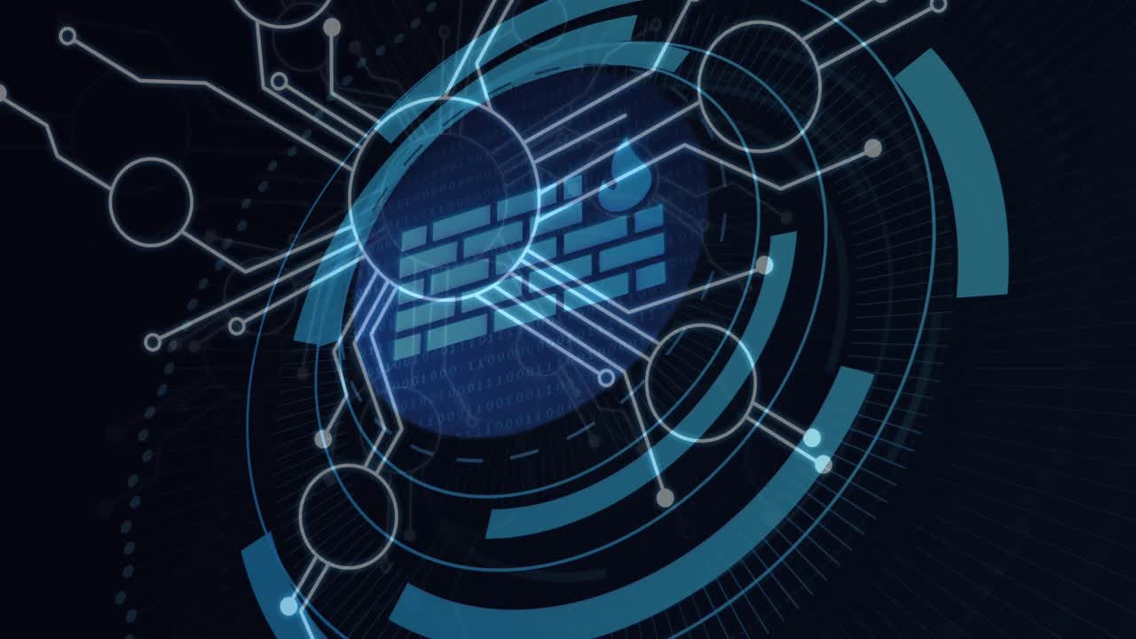 검은색 배경에 대한 범위 스캐닝과 인간 및 의료 데이터 처리 구성