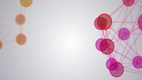 animación de la red de conexiones con iconos