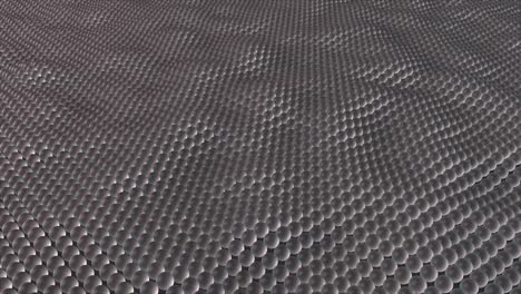 waves and hills from stacked spheres