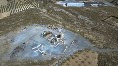 vista aerea de una fabrica de cemento