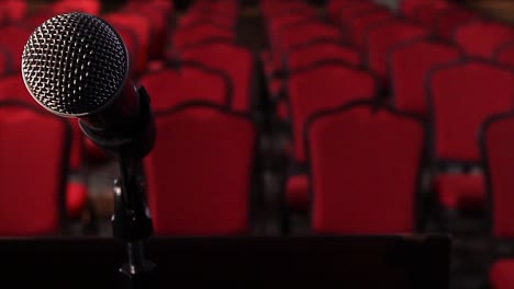 microphone in a meeting room