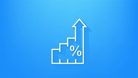 money, finance and payments. set outline web icon. motion graphics.