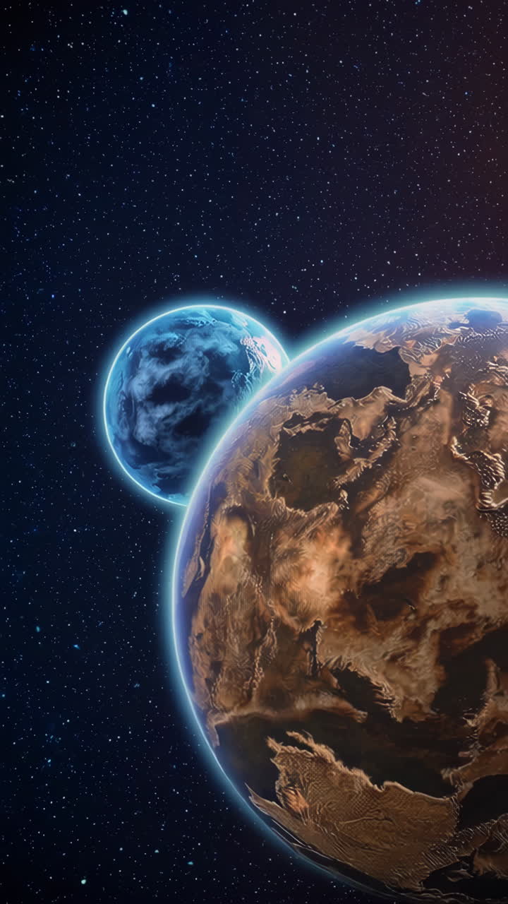 Two Planets in Deep Space