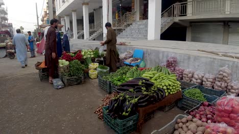 野菜市場の内側