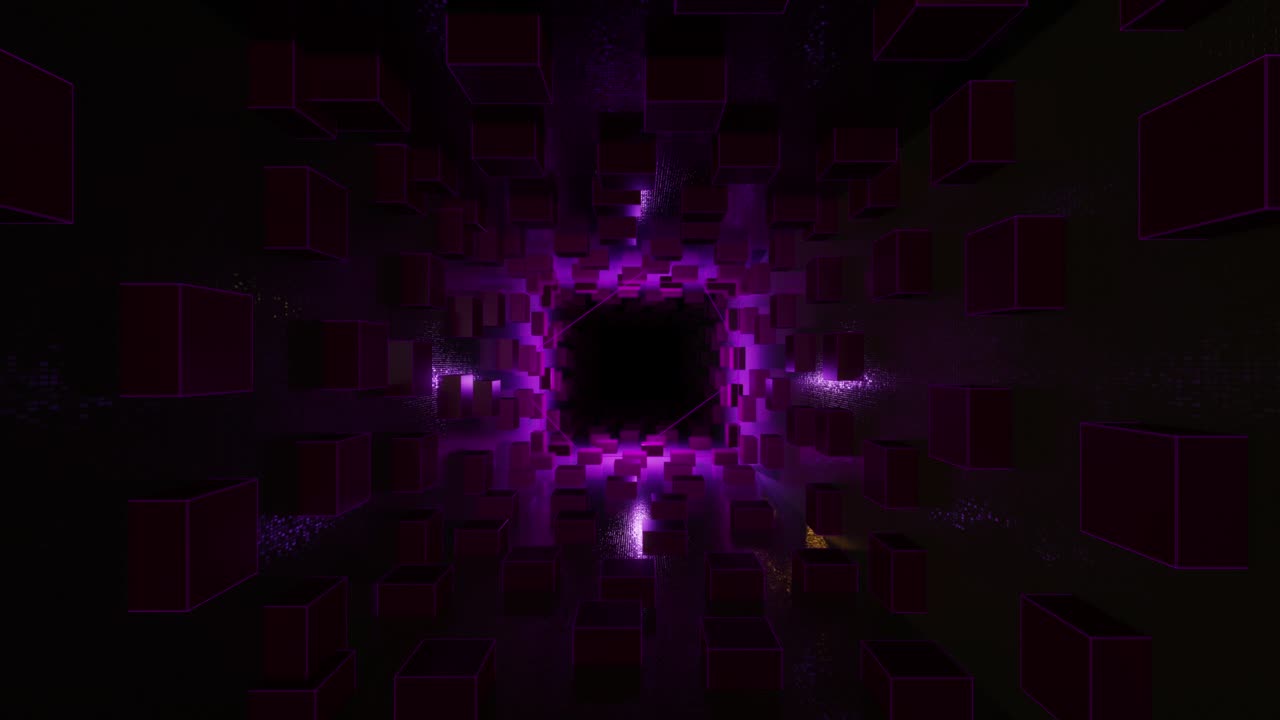 The White Tiles And Neon Light