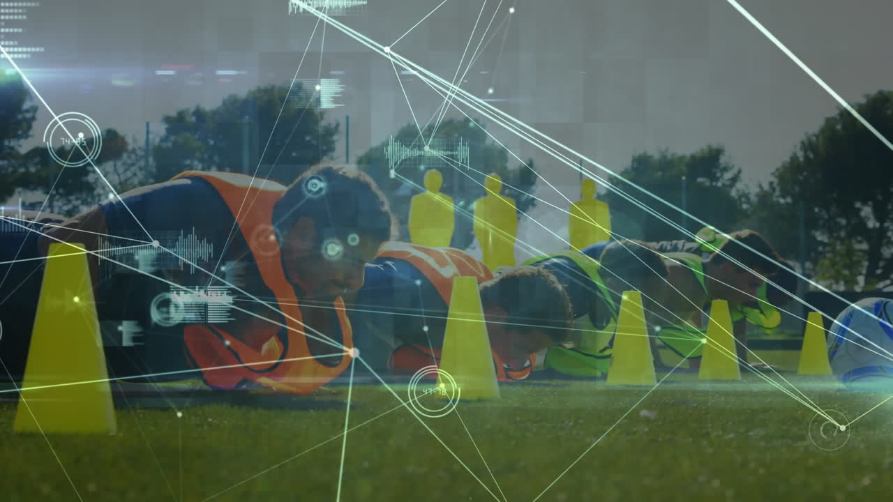 축구 선수들에 대한 데이터 처리 및 연결 네트워크의 활성화