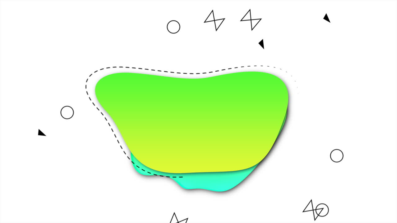 movimiento formas geométricas abstractas y fondo colorido 7